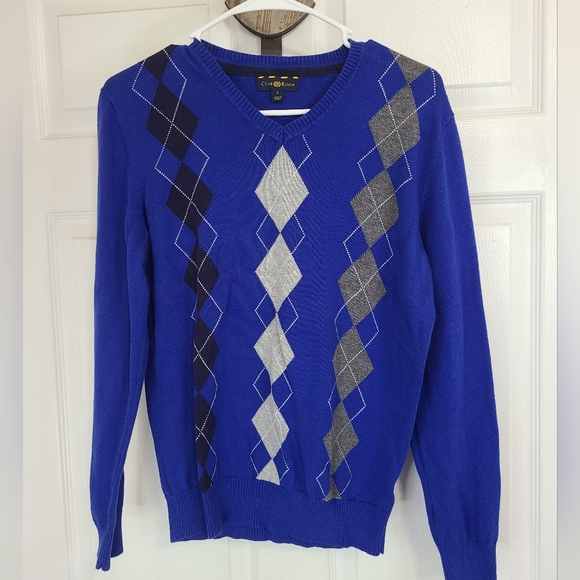 Club Room Men's Classic Long Sleeve Sweater, Size: Small Color: Blue - Picture 2 of 10